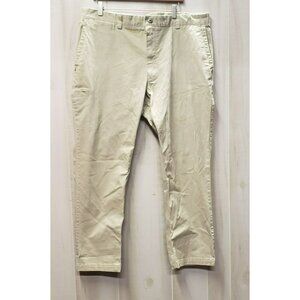 Duluth Trading Flex Ballroom Khakis, Slim Fit, 40Wx30L, Cotton Mens Pants, Beige
